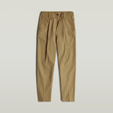 G-STAR Outlet Pantalones Pleated Chino Relaxed Tapered Beige