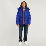 G-STAR Outlet Boys Whistler Padded Hooded Jacket Medium blue