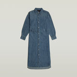 G-STAR Outlet Long Tab Shirt Dress Medium blue