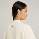 G-STAR Outlet Top Moto Logo Mock Beige