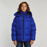 G-STAR Outlet Boys Whistler Padded Hooded Jacket Medium blue