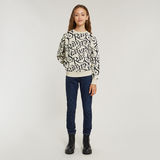 G-STAR Outlet Suéter Unbrushed para Niñas Azul oscuro