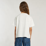 G-STAR Outlet Top Loose Short para Niñas Blanco