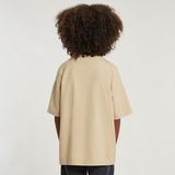 G-STAR Outlet Camiseta Boxy para Niños Beige