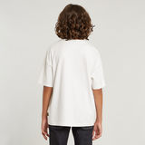 G-STAR Outlet Camiseta Boxy para Niños Blanco