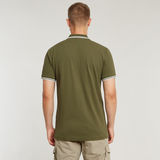 G-STAR Outlet Dunda Slim Stripe Polo Green
