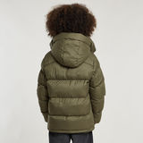 G-STAR Outlet Boys Whistler Padded Hooded Jacket Green