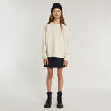 G-STAR Outlet Suéter Loose Tape para Niñas Blanco