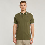 G-STAR Outlet Dunda Slim Stripe Polo Green