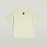 G-STAR Outlet Open V-neck Relaxed T-Shirt Green