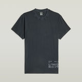 G-STAR Outlet Camiseta Shipping Graphic Overdyed Azul oscuro