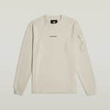 G-STAR Outlet Sudadera Checquard Tweeter Blanco