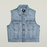 G-STAR Outlet Shrunken Denim Vest Light blue
