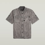 G-STAR Outlet Slanted Double Pocket Regular Shirt Grey