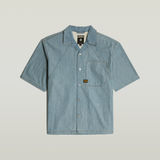 G-STAR Outlet Track Relaxed Shirt Light blue