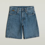 G-STAR Outlet Viktoria Bermuda High Waist Shorts Medium blue