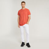 G-STAR Outlet Text Back Graphic Overdyed Lash T-Shirt Red