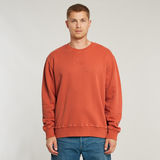 G-STAR Outlet Washed Relaxed Sweater Red