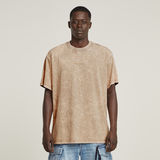 G-STAR Outlet Washed Loose T-Shirt Beige