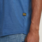 G-STAR Outlet Text Back Graphic Overdyed Lash T-Shirt Medium blue