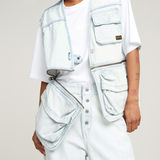 G-STAR Outlet Mega Modular Vest Light blue