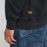 G-STAR Outlet Sudadera Washed Relaxed Negro