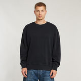G-STAR Outlet Sudadera Washed Relaxed Negro
