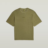 G-STAR Outlet Overdyed Center Chest Boxy T-Shirt Green