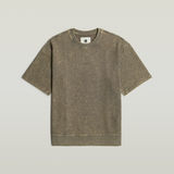 G-STAR Outlet Sudadera Acid Wash Loose Marrón