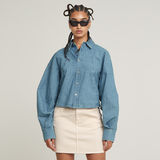 G-STAR Outlet Macro Balloon Shirt Light blue