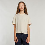 G-STAR Outlet Girls Top Loose Crop Beige
