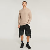 G-STAR Outlet Serrated Knitted Sweater Pink