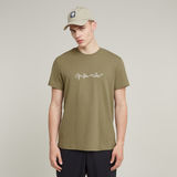 G-STAR Outlet G-Script T-Shirt Green