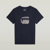 G-STAR Outlet Camiseta Fingerprint Azul oscuro