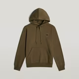G-STAR Outlet Logo Hoodie Green