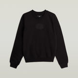 G-STAR Outlet Logo Crew Sweater Black
