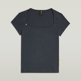 G-STAR Outlet Camiseta Sweet Heart Slim Gris