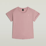 G-STAR Outlet Rolled Up Sleeve Boyfriend Top Pink