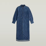 G-STAR Outlet Long Tab Shirt Dress Dark blue