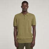 G-STAR Outlet Knitted Polo Green