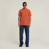 G-STAR Outlet Washed Pocket T-Shirt Red