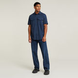 G-STAR Outlet Marine Slim Shirt Dark blue