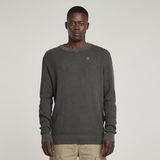 G-STAR Outlet Serrated Knitted Sweater Grey