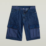 G-STAR Outlet Bend 3D Cargo Shorts Fabric Mix Dark blue