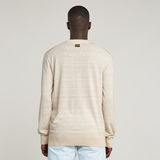 G-STAR Outlet Premium Core Knitted Sweater White