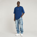 G-STAR Outlet Center Chest Boxy T-Shirt Medium blue