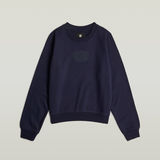 G-STAR Outlet Logo Crew Sweater Dark blue