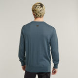 G-STAR Outlet Premium Core Knitted Sweater Medium blue