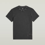 G-STAR Outlet Shipping Graphic Overdyed T-Shirt Black