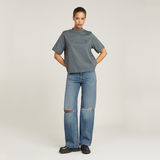 G-STAR Outlet Top Logo Mock Gris